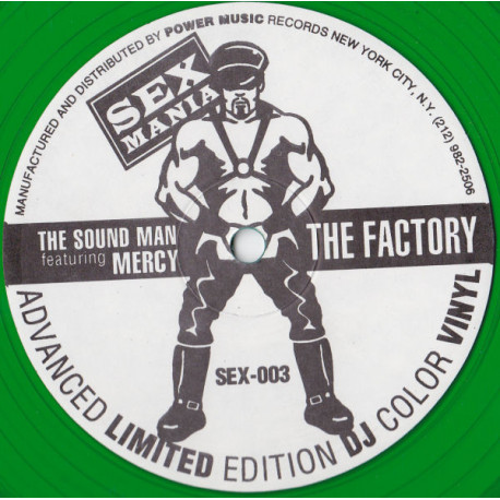 Sound Man Featuring Mercy – The Factory (12" Version / 12" Dub / 12" House Mix / Factory Mix / Original Deep House Mix / Inst)