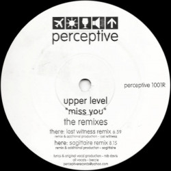 Upper Level - Miss You (Lost Witness Remix / Sagittaire Remix) Vinyl Promo