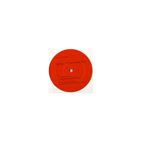 K Gee - I Dont Really Care (Noodles Mix / Noodles Instrumental / Big Booty Mix / Big Booty Instrumental) Vinyl Promo