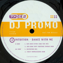 Intuition - Dance With Me (Ken Doh Extra Saki Vox Mix / Ken Doh Dub / Intuition Mix / First Impressions Dub) Vinyl Promo