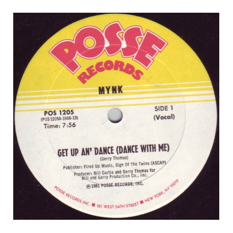 Mynk - Get Up An Dance (Dance With Me) Vocal Mix / Instrumental