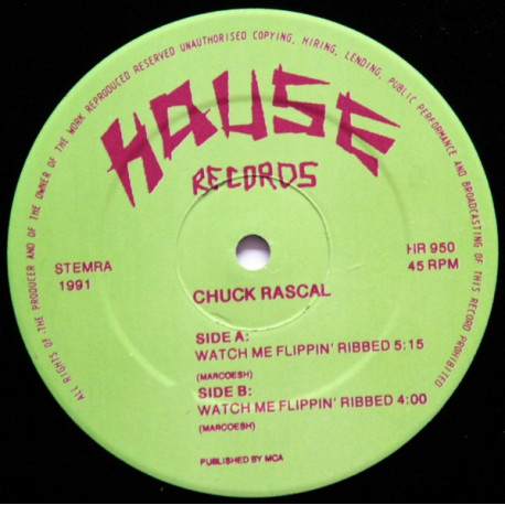 Chuck Rascal - Watch Me Flippin Ribbed (Bold Belgium Mix / Dutch Dance Mix)