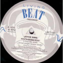 Joyce Sims - Whos Crying Now (Club Mix / Full Length Mix / Saxtrumental / Sax Beats / Radio Version)