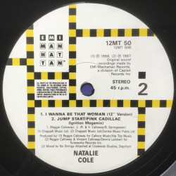Natalie Cole - I Wanna Be That Woman (12" Version) / Jump Start (Dance Mix / Ignition Megamix)