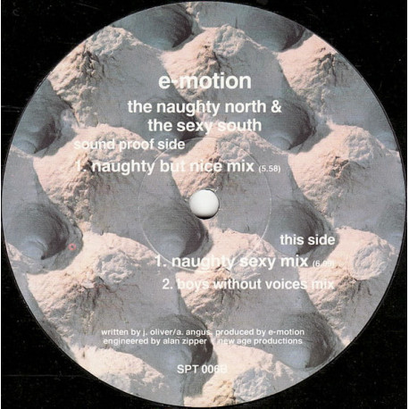 E Motion - The Naughty North & The Sexy South (Naughty But Nice Mix / Naughty Sexy Mix / Boys Without Voices)