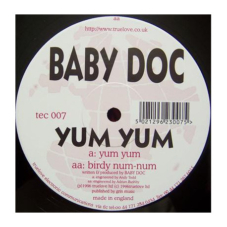 Baby Doc - Yum Yum / Birdy Num Num