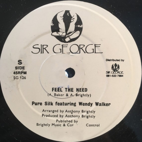 Pure Silk Featuring Wendy Walker - Feel The Need (Streetsoul & Reggae Mixes)