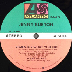 Jenny Burton - Remember What You Like / Players