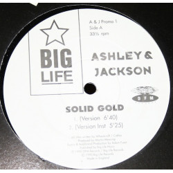 Ashley & Jackson - Solid Gold (Original Mix / Instrumental / Version / Version Instrumental) Vinyl Promo