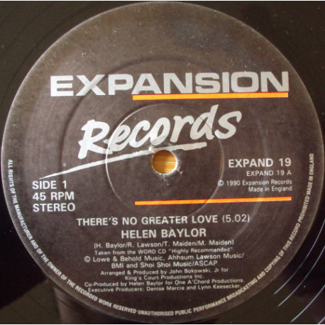 Helen Baylor - Theres No Greater Love / Victory