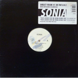 Sonia - You'll Never Stop Me Loving You (12" Mix / Kissing Mix) SEALED ORIGINAL