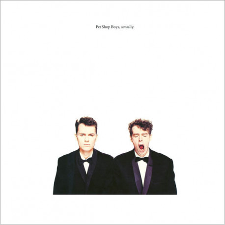 Pet Shop Boys - Actually (10 Track LP) Rent / What Have I Done / Its A Sin / Heart / One More Chance (US Pressing Cutout)