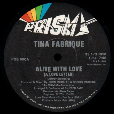 Tina Fabrique - Alive With Love (Club Mix / Dub Mix) M&M Mixes
