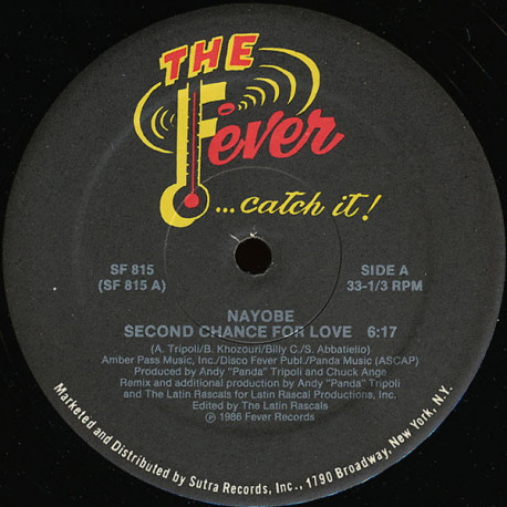 Nayobe - Second Chance For Love (Extended / Acappella / Dub / Emu Dub)