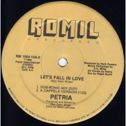 Petria - Lets Fall In Love (Long Version / Short Version / Dub Ronic / Acappella)