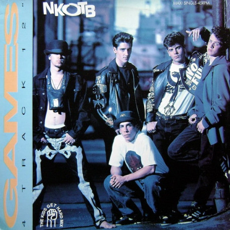 New Kids On The Block - Games (Extended Mix / LP Version) / The Right Stuff (House Mix) / Treat Me Right