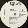 Lita Ford - Back To The Cave (David Thoener Remix) Vinyl Promo