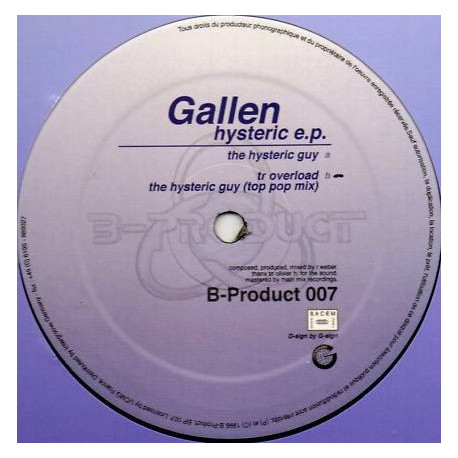 Gallen - The Hysteric Guy (Original / Top Pop Mix) / Tr Overload