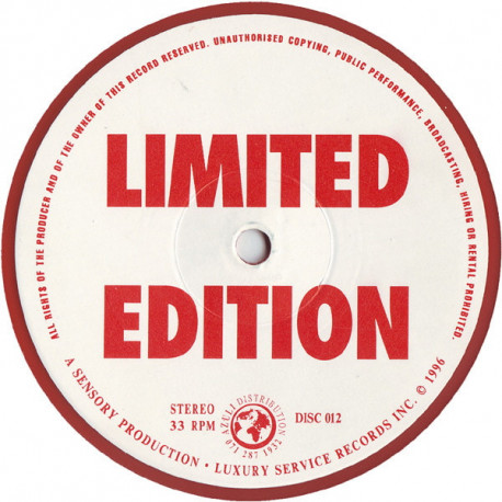 Unknown Artist - 2 Tracks (Azuli Red Vinyl Promo)