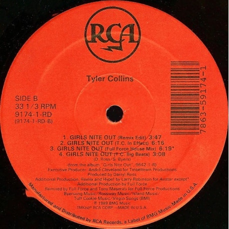 Tyler Collins - Girls Nite Out (Radio Mix / Soul IV Seoul Bite / Condo Mix / Remix Edit / Full Force House Mix / Beats)
