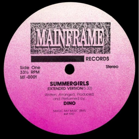Dino - Summergirls (Extended / Radio Mix / Instrumental) SEALED