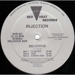 Injection - I Dont Need It (Club Mix / Deep Dub) / Delicious (Club Mix / Dub / String Dub)