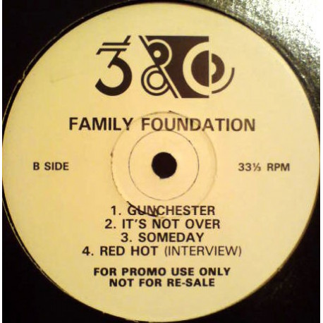 Family Foundation - One Blood / Ten Snide E / Tarzan / Gunchester / Its Not Over / Someday / Interview (Vinyl Promo)