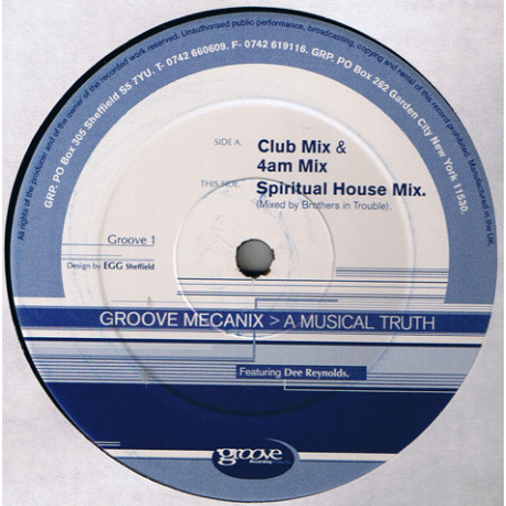 Groove Mecanix - A Musical Truth (Club Mix / 4am Mix / Spiritual House Mix)