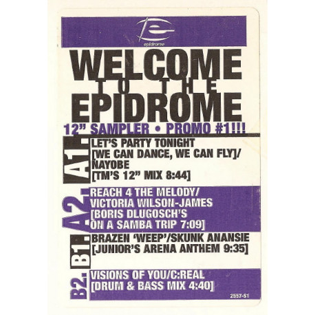 Nayobe - Lets Party Tonight (12" Mix) / Victoria Wilson James - Reach (Samba Trip Mix) / Skunk Anansie - Brazen (Vasquez Mix)