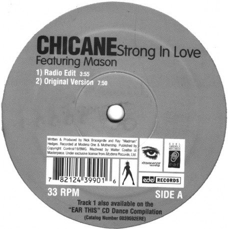 Chicane - Strong In Love (Original Mix / Disco Citizens Remix / Radio Edit)