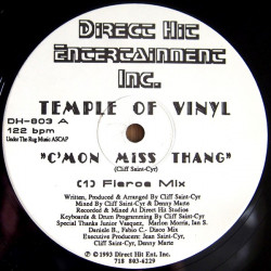 Temple Of Vinyl - C'Mon Miss Thang (Fierce Mix / Swing Sister Mix / Temple Of Miss Thang)
