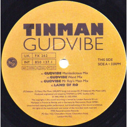 Tinman - Gudvibe (Mambolicious Mix / Wand Mix / Mr Roys Main Mix) / Land Of Ro