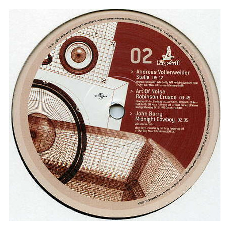 Big Chill Sampler - Art Of Noise / Doctor Rockit / Steve Reich Pat Metheny / Vladimir Cosma / John Barry / Andreas Vollenweider