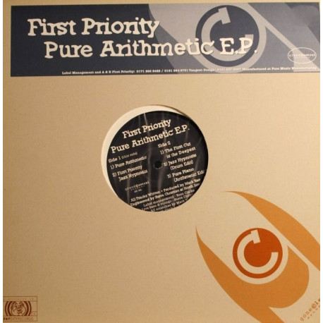 First Priority - Pure Arithmetic / Jazz Hypnosis (2 Mixes) / First Cut Is The Deepest / Pure Piano