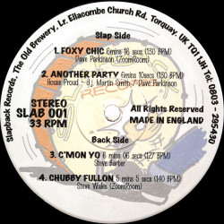 Dave Parkinson - Foxy Chic / House Proud - Another Party / Steve Barber - C'Mon Yo / Steve Wales - Chubby Fullon