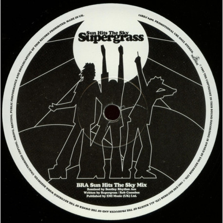 Supergrass - Sun Hits The Sky (Bentley Rhythm Ace Mix) Vinyl Promo
