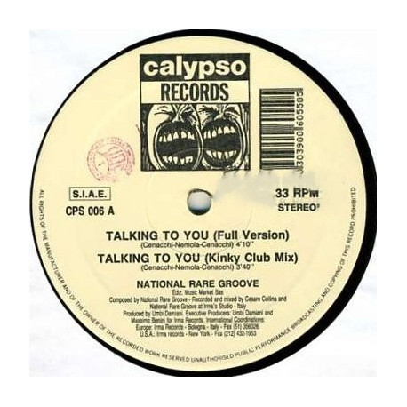 National Rare Groove - Talking To You (Full Version / Club Mix / Sax Mix / Radio Edit)
