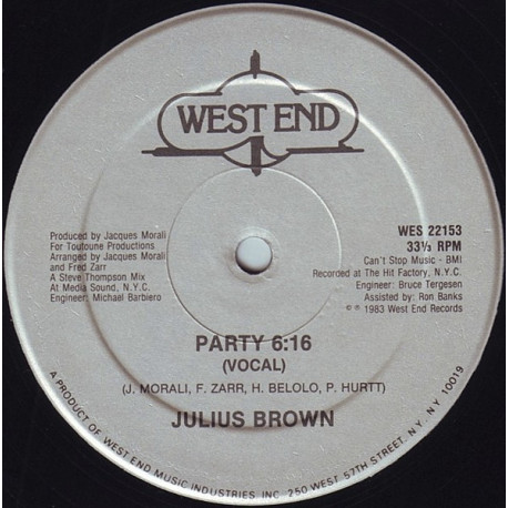 Julius Brown - Party (Vocal Mix / Instrumental)