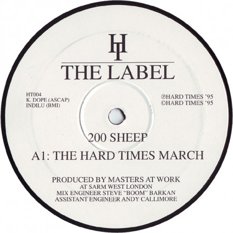 Masters At Work - The Hard Times March / Why (Original / Beats)