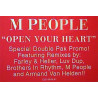 M People - Open Your Heart (US Promo Doublepack) 10 Mixes By Farley & Heller / Armand Van Helden / Brothers In Rhythm