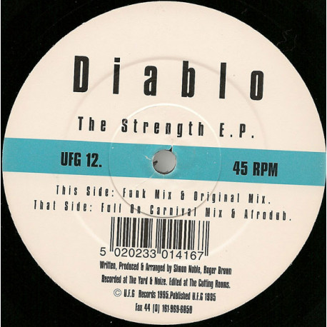 Diablo - Strength EP (Funk Mix / Original / Full On Carnival Mix / Afrodub)