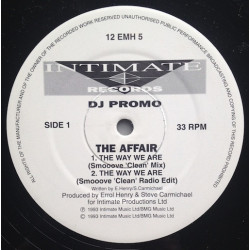 Affair - The Way We Are (Smoove Clean Mix / Smoove Clean Edit / Dirty Drummond Bass Mix / Dirty Edit / Chorus Vibes Mix)
