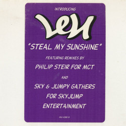 Len - Steal My Sunshine (Steal My Club Mix / Club Mix Instrumental / Sky Club Jump Edit / More & More Inst) 12" Vinyl Record
