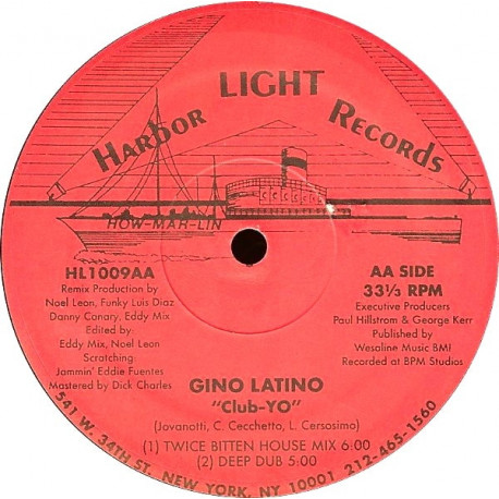 Gino Latino - Yo (Radio Remix / Twice Bitten House Mix / Deep Dub) SEALED VINYL