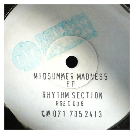 Rhythm Section - Midsummer Madness EP (Dreamworld / Burnin Up / Perfect Love 2am / Perfect Love 8am)