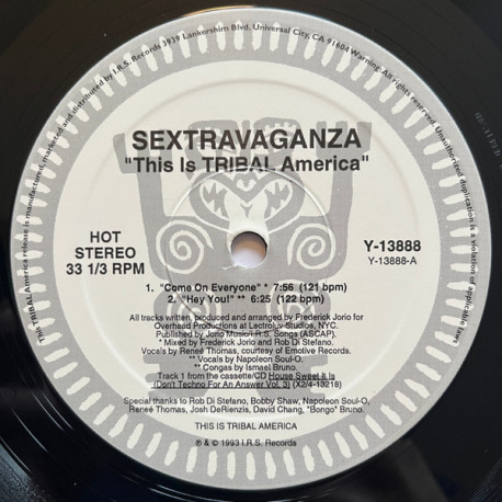 Sextravaganza - Come On Everyone / Hey You / Take You Home Tonite / Montobi (Sextribe Mix) / Come Drums