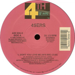49ers - Dont You Love Me (90s Mix / Hip House Mix / Radio Mix) SEALED Vinyl