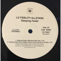 Lo Fidelity Allstars - Sleeping Faster (Macaluso Main Mix / Hotbox Remix With Byron Stingily / 2 Morel Mixes) Double Vinyl