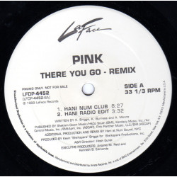 Pink - There You Go (Hani Num Club / Hani Radio Edit / Hani MFF Mix / Hani Mixshow Edit) Vinyl Promo
