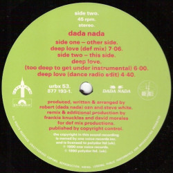 Dada Nada - Deep Love (Morales & Knuckles Def Mix / Instrumental / Radio Edit)